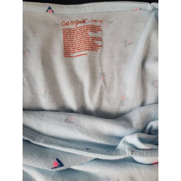 Cat & Jack L(10/12) girls's Casual Maxi Dress With Pink & Blue Floral Print. NWT - Picture 3 of 10